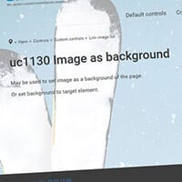 uc1130 Image as background