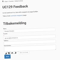 UC129 Feedback
