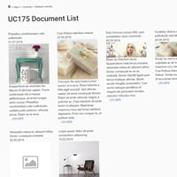 UC175 Document List